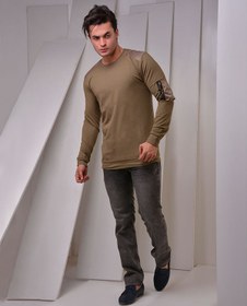 تصویر تی شرت مردانه آستین بلند MW مدل 8041 