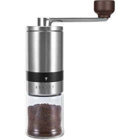 تصویر آسیاب دستی قهوه مدل باریستا استیل پریمیوم 
