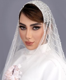 تصویر تور سر عروس 