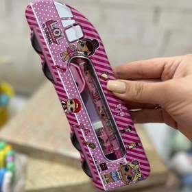 تصویر جامدادی فلزی ۵ تیکه 