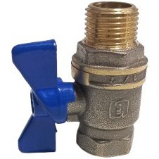 تصویر شیر پکیجی 1/2 ریابی شیر فلکه کنتور