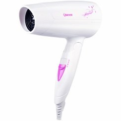 تصویر سشوار 1200وات تاشو کوئین HD320 (مسافرتی) Queen Compact Hair Druern 1200W HD320