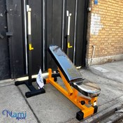 تصویر نیمکت بدنسازی و خرک اسکات مدرج مدل NS0013 