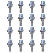 تصویر پیچ چرخ واشردار مدل استیل بسته 16 عددی 