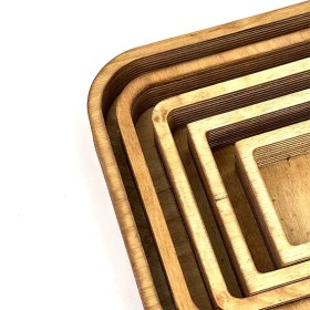 تصویر سینی 5تیکه چوبی 