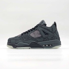 تصویر نایک ایر جوردن ۴ کاز مشکی - 4 Nike air jordan 4 kaws