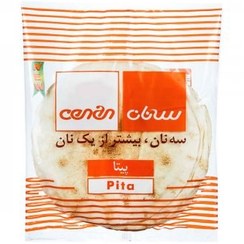 تصویر نان پیتا سه نان وزن ۳۷۰ گرم 