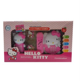 تصویر اسباب بازی مدل تلفن همراه موبایل طرح کیتی کد 300362 