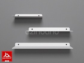 تصویر شلف فلزی دیواری سفید کد 65 ساخته شده با فلز