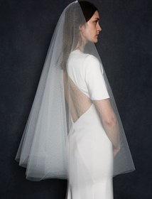 تصویر تور عروس ساده 