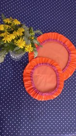 تصویر درپوش ظروف پارچه ای تهیه شده از پارچه ضدآب - بنفش / کوچک 