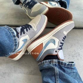 تصویر نایکی جردن 1 لو فانتوم Air Jordan 1 Low "Phantom Denim Women's