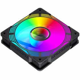 تصویر فن کیس گیم مکس GAMEMAX FN12A C8I Black 