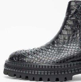 تصویر بوت پوتین مردانه گاه به سیاه چرم Tamer Tanca 