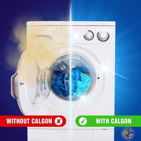 تصویر قرص جرم گیر ماشین لباسشویی کالگون مدل 4 در 1 حجم 195 گرم Calgon 4 in 1 washing machine detergent tablet 195 grams