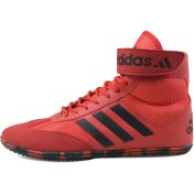 تصویر کفش بوکس ساق کوتاه ADIDAS قرمز 