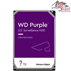 تصویر هارد وسترن دیجیتال بنفش WD Purple