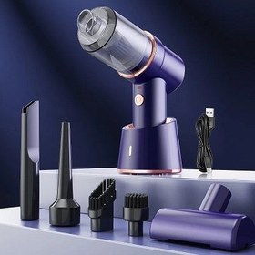 تصویر جارو شارژی چند منظوره مکنده-دمنده مدل LT-117 Car Vacuum Cleaner Cordless,Handheld Vacuum Wireless &Air Duster