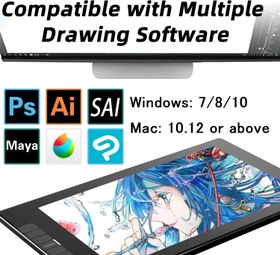 تصویر تبلت طراحی ویک VEIKK Drawing Tablet مدل VK1200 - ارسال ۱۰ الی ۱۵ روز کاری 