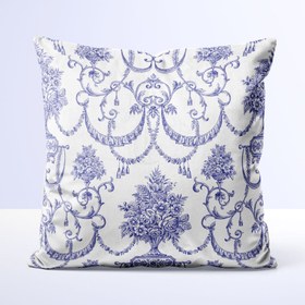 تصویر کوسن طرح داماس - کد 80102 زمان آماده سازی یک هفته کاری