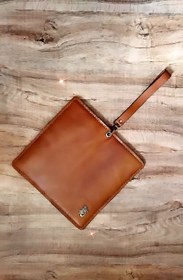 تصویر کیف پول چرم دسته دار 