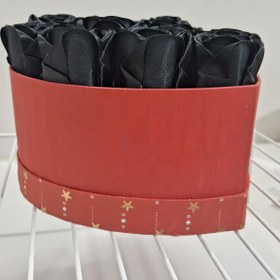 تصویر باکس گل رز مشکی 