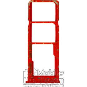 تصویر خشاب سیم کارت SIM HOLDER SAMSUNG A10S-A107-A20S-A207 RED-2SIM 