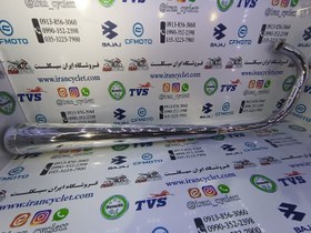 تصویر اگزوز کامل موتور سیکلت هندا 200استیل کاربراتور برند هندا 