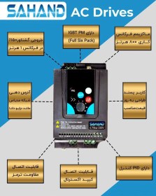 تصویر درایو AC سهند مدل SAHAND ورودی 380 ولت سه فاز 