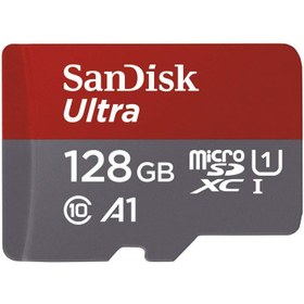 تصویر کارت حافظه SanDisk 128GB Ultra UHS-I microSDHC Memory Card 