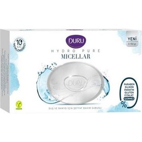 تصویر صابون دورو مدل HYDRO PURE حاوی مواد میسلار بسته 3 عددی DURU HYDRO MICELLAR BAKIM SABUNU