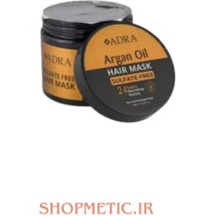 تصویر ماسک مو با آبکشی حاوی روغن آرگان بدون سولفات آدرا 400 میلی لیتری 