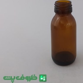 تصویر شیشه 60 سی سی گرد قهوه ای sh1003 