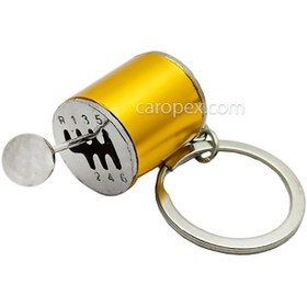 تصویر جاکلیدی طرح جعبه دنده متحرک | طراحی خاص | جنس مقاوم Gearbox Keychain | Unique Design | Durable Material | Perfect for Car Lovers