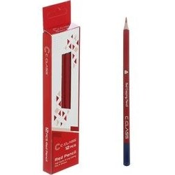 تصویر مداد قرمز سی کلاس C.Class RCP-131 بسته 12 عددی C.Class RCP-131 Red Pencil Pack Of 12