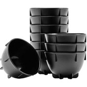 تصویر کاپ کاپینگ باریستا هاستل Barista hustle cupping cup رنگ : مشکی - پک 12 عددی 