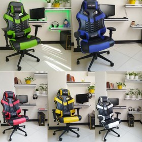 تصویر صندلی گیمینگ دوج Dodge gaming chair yellow 