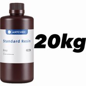 تصویر 20 کیلوگرم رزین استاندارد مدلسازی برند anycubic standard resin anycubic