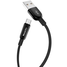 تصویر کابل میکرو یو اس بی Yesido CA25 2.4A 1.2m Yesido CA25 2.4A 1.2m MicroUSB Cable