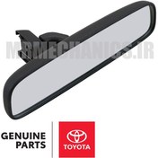 تصویر آینه ساده داخلی وسط تویوتا لندکروز 2008 تا 2011 برند اصلی جنیون پارت 