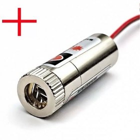 تصویر ماژول لیزر قرمز ۵ میلی وات مدل MXD1230 با قابلیت تنظیم نور 