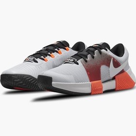 تصویر کفش تنیس مردانه نایک Nike Zoom GP Challenge 1 Premium Hard Court Tennis Shoe- سفید/نارنجی 