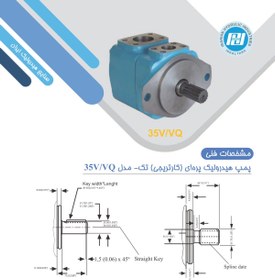 تصویر پمپ هیدرولیک پره ای (کارتریجی) 35V/VQ 