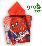 تصویر حوله پانچو اسپایدرمن 