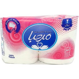 تصویر دستمال توالت ۲ قلو مرحبا 