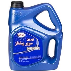 تصویر روغن موتور خودرو بهران BEHRAN مدل سوپر پیشتاز SAE 10W40 (چهار لیتری) روغن موتور خودرو بهران مدل سوپر پیشتاز SAE 10W40 حجم چهار لیتری لیتر