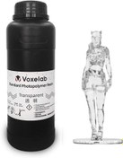 تصویر رزین رنگ شفاف 500 گرمی VOXELAB 3D Printer Resin - ارسال 10 الی 15 روز کاری 
