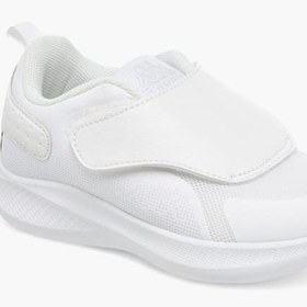 تصویر کفش ورزشی پسرانه مشبک با بند چسبی برند kappa Boys Mesh Slip-On Sports Shoes With Hook And Loop Closure