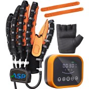 تصویر دستکش توانبخشی دست و انگشتان|مناسب فیزیو تراپی و حرکات اصلاحی hand functional rehabilitation robot glove