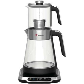 تصویر چای ساز مباشی مدل ME-TM305 - سیلور مشکی / اصالت و سلامت کالا Tea maker model ME-TM305